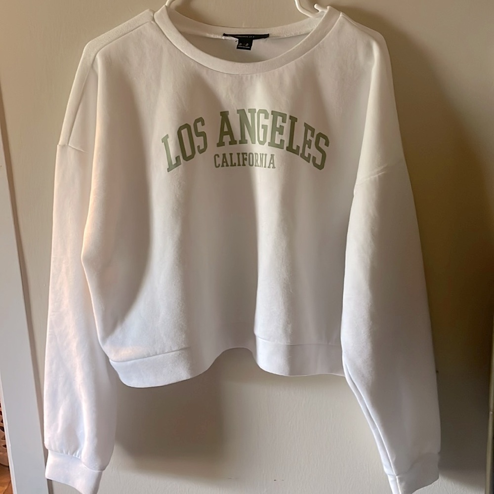 Las Angeles cropped crewneck